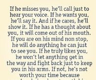 If He Miss You