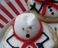Melted Snowman Cookies
