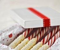 White chocolate Candy Canes