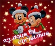 23 days until christmas
