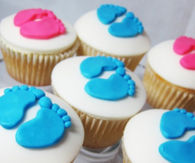 Baby Feet Cupcakes
