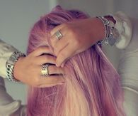 pink hair