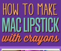DIY Mac Makeup With Crayons