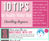 10 Tips For Healthy Winter Skin