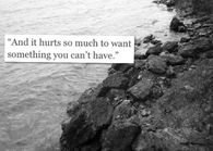 something you can't have