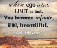 When ego is lost