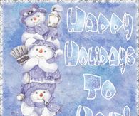 Happy Holidays to You