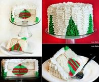 How to make a christmas tree cake