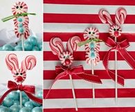 How to make candy cane lollipops