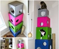 How to make a DIY cat tree