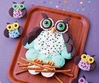 How to make sweet night owl cupcakes