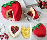 How to make a strawberry cake