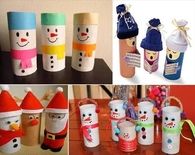 Paper Roll Christmas Ideas