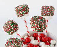 Christmas Marshmallow Pops