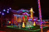 A Very Christmas Decorated Houses