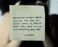 Love you the way you want