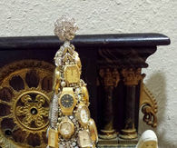 Christmas Tree Made From Vintage Watches