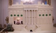 The White House made from Gingerbread