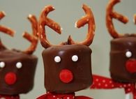 Chocolate Covered Marshmallow Reindeer