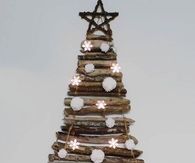 Christmas Tree Made From Tree Branches