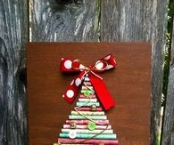 DIY Christmas Tree Art