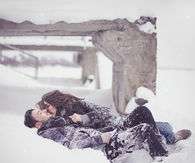 Winter passion and heated moments