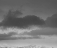 Amazing Winter Mountain top view