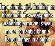 I'm a simple girl