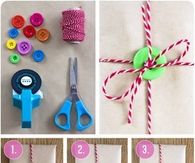 DIY Button Bows