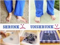 DIY Unshrink Clothes Ideas