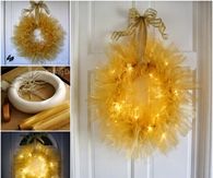 How to make a twinkle tulle wreath