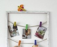 How to make a clothes pin picture frame