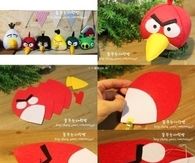 How to make an angry bird plush toy