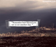 remember How Blessed You Are