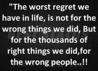 the worst regret