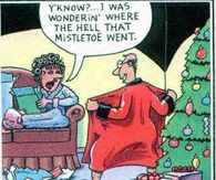 Where the mistletoes went