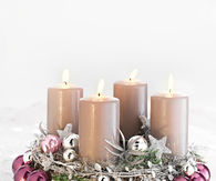 Holiday Candle Centerpiece