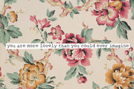 You are more lovely than you could ever imagine
