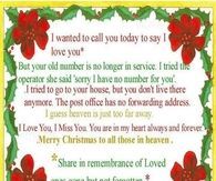 Merry Christmas To Those In Heaven
