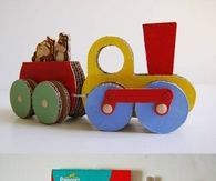 How to make a cardboard choo choo train