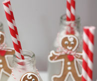 Milk & Gingerbread Men for Santa