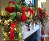 Beautiful Christmas Garland for Fireplace Mantle