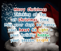 thinking of you at Christmas