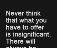 What You Give