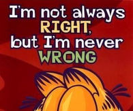 I;m not always right