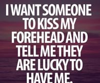 I Want Someone Who