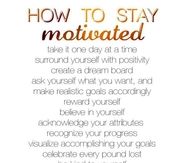 How to stay motivated