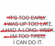 I can do it