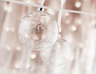 Transparent ornament