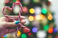 Candy cane heart